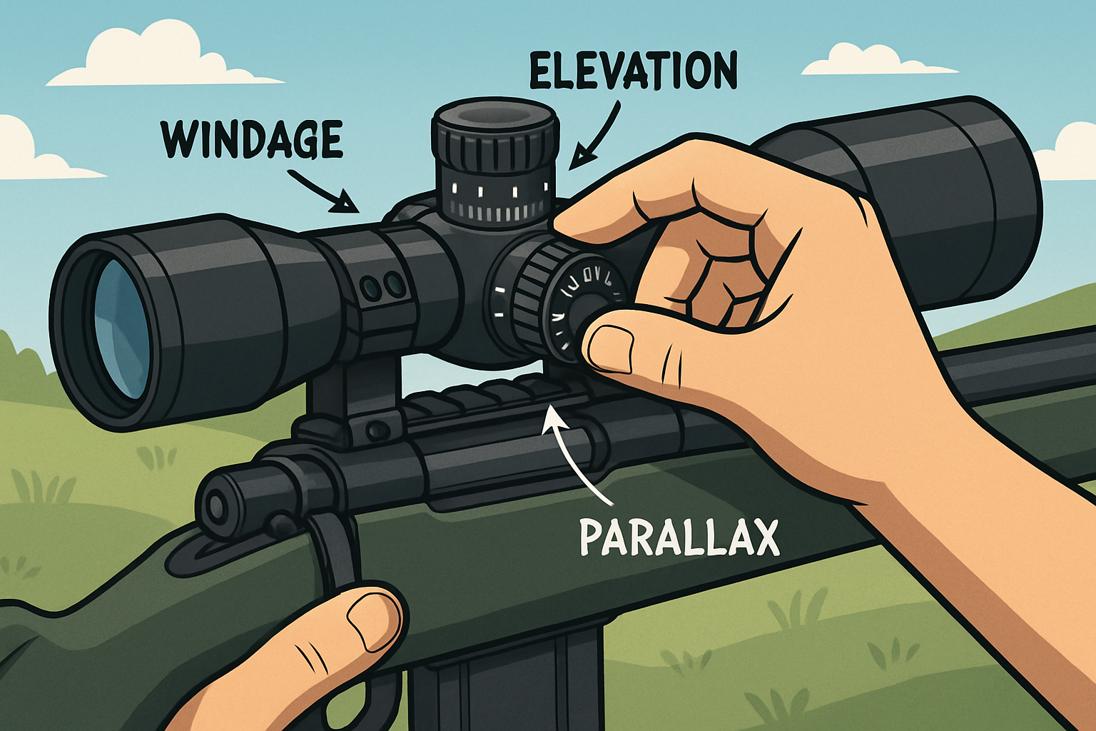 How to Adjust a Rifle Scope: Windage, Elevation & Parallax